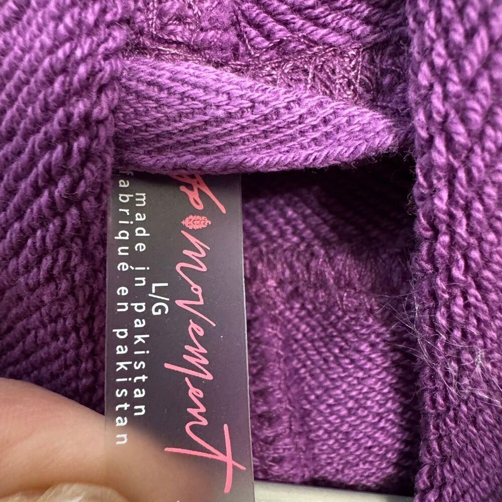 Free People Movement Remi Pullover Sweatshirt in purple women’s large - Picture 7 of 8